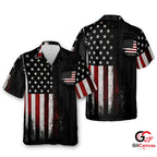 American Flag Hawaiian Shirt For Independence Day Unisex Patriotic Apparel