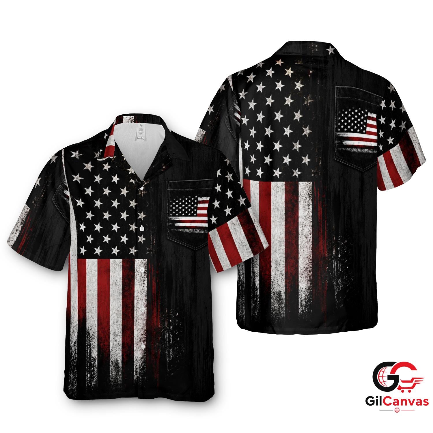American Flag Hawaiian Shirt For Independence Day Unisex Patriotic Apparel