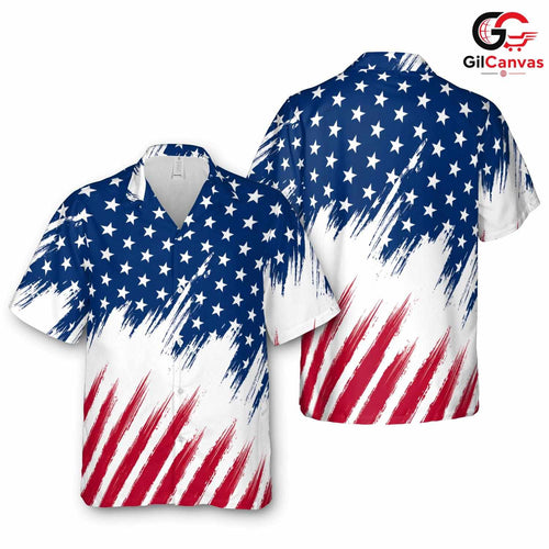American Flag Hawaiian Shirt, Perfect Independence Day Patriotic Celebrate