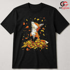 Autumn Fox Animal T-Shirt Unisex Cute Fall Nature Lover Gift Kids And Adults