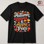 Autumn Leaves Apple Lover Tee Unisex Perfect Fall Season Gift For Kids All