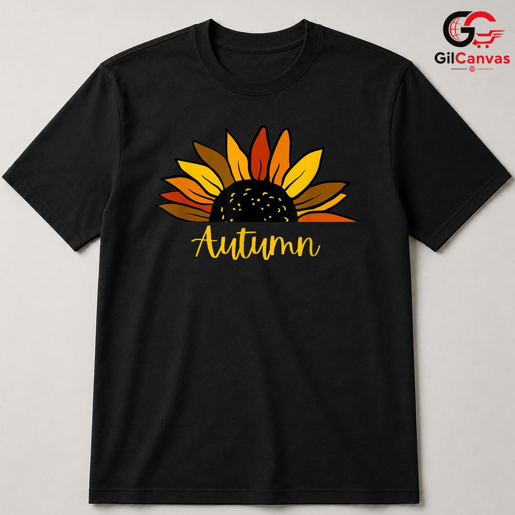 Autumn Sunflower Nature Shirt Unisex Perfect Fall Celebration Gift For All