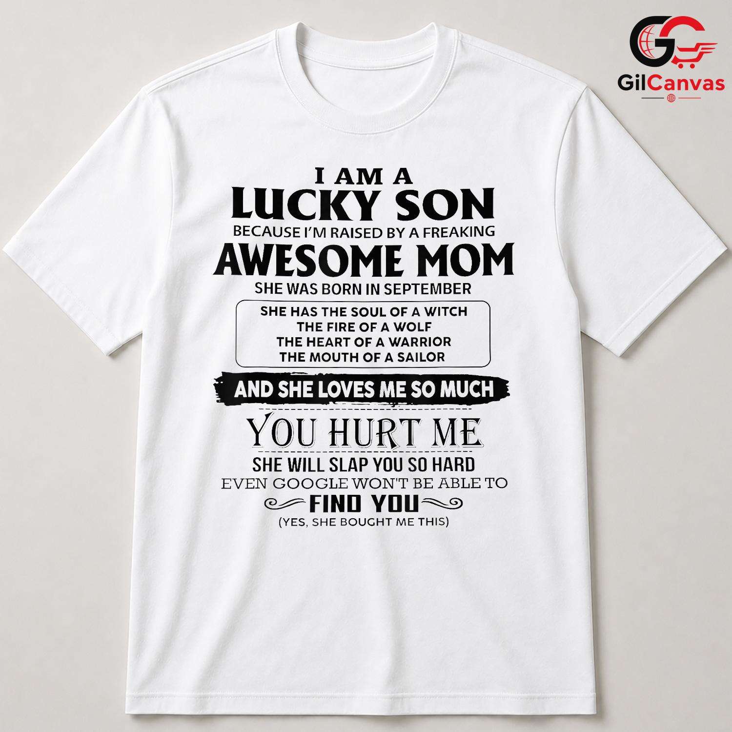 Awesome Mom September T-Shirt Unisex Witch Wolf Warrior Family Birthday Gift