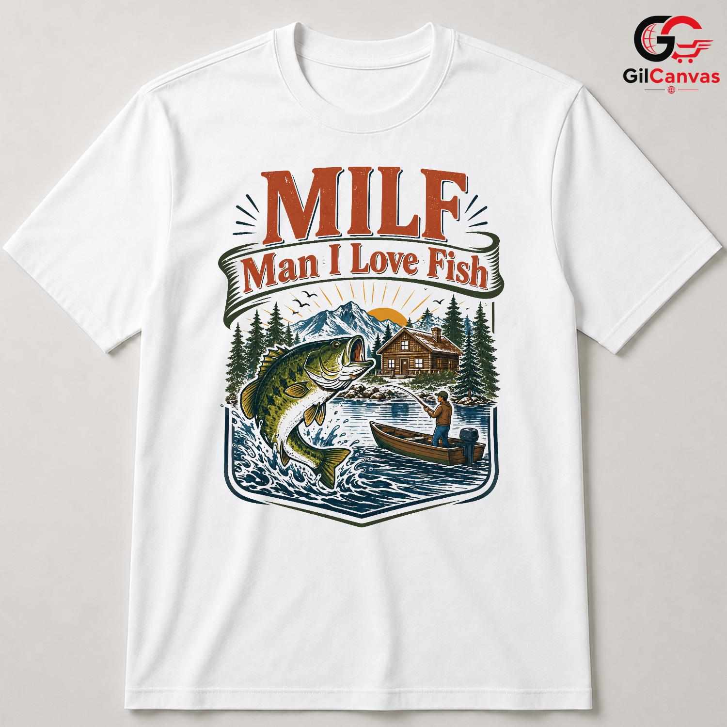 Bass Fishing Lover T-Shirt Men Women Fathers Day Perfect Angler Graphic Tee