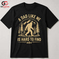 Bigfoot Fathers Day T-Shirt Unisex Outdoor Adventure Lover Forest Graphic Shirt