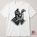 Bigfoot Lake Monster T-Shirt Mythical Adventure Unisex Cryptid Legend Gift Tee