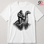 Bigfoot Lake Monster T-Shirt Mythical Adventure Unisex Cryptid Legend Gift Tee