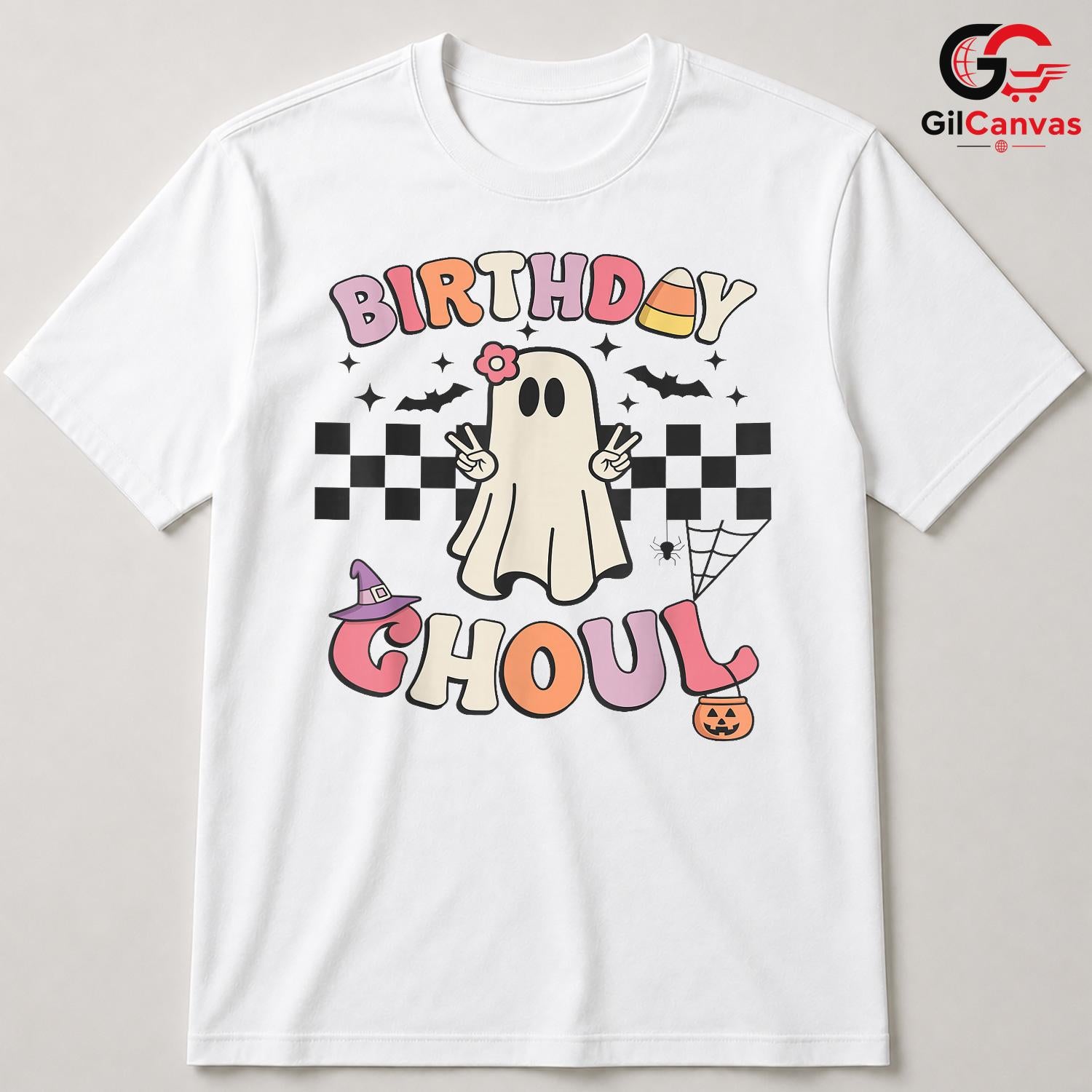 Birthday Ghost Halloween T-Shirt Unisex Cute Ghoul Fun Gift Idea For Kids