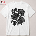Black Floral Garden T-Shirt Unisex Fashionable Mothers Day Gift Graphic Shirt