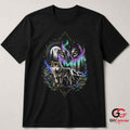 Black Forest Wolf Tee Shirt Nature Lover Camping Adventure Unisex Apparel
