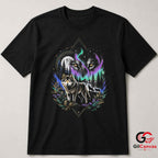 Black Forest Wolf Tee Shirt Nature Lover Camping Adventure Unisex Apparel