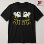Boo Bees Ghost Halloween T-Shirt Unisex Funny Spooky Season Gift For Adults