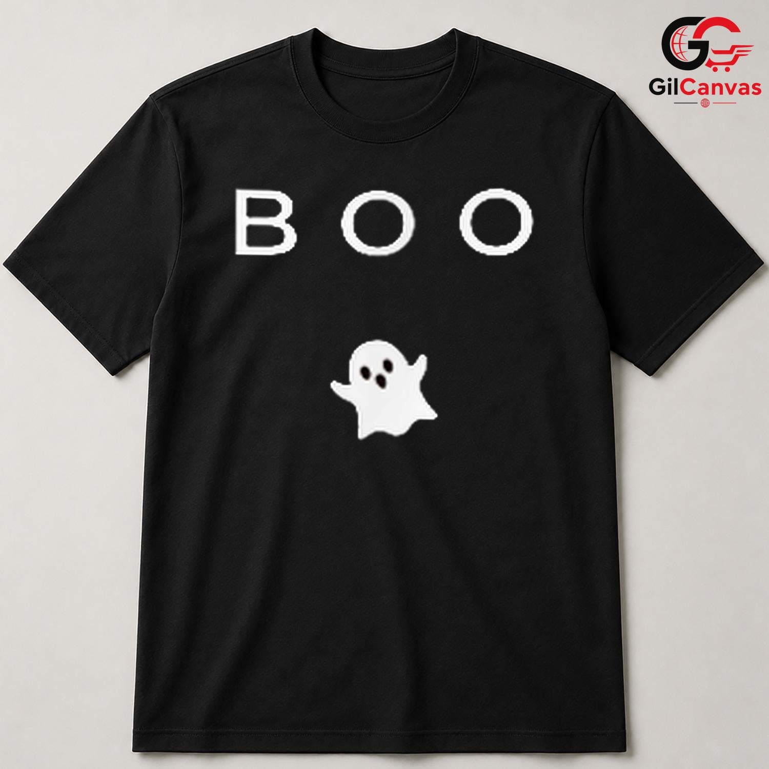 Boo Ghost Halloween Tee Shirt Unisex Spooky Event Gift Idea Kids And Adults