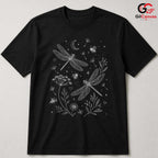 Botanical Dragonfly T-Shirt Spring Summer Nature Lover Women Men Graphic Tee