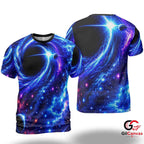 Bright Galaxy 3D T-Shirt, Stunning Unisex Space Graphic Tee Gift For Astronomy