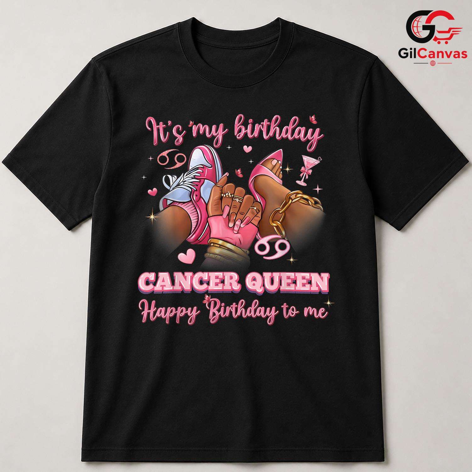Cancer Queen Birthday T-Shirt Unisex Special Day Celebration Gift For Women