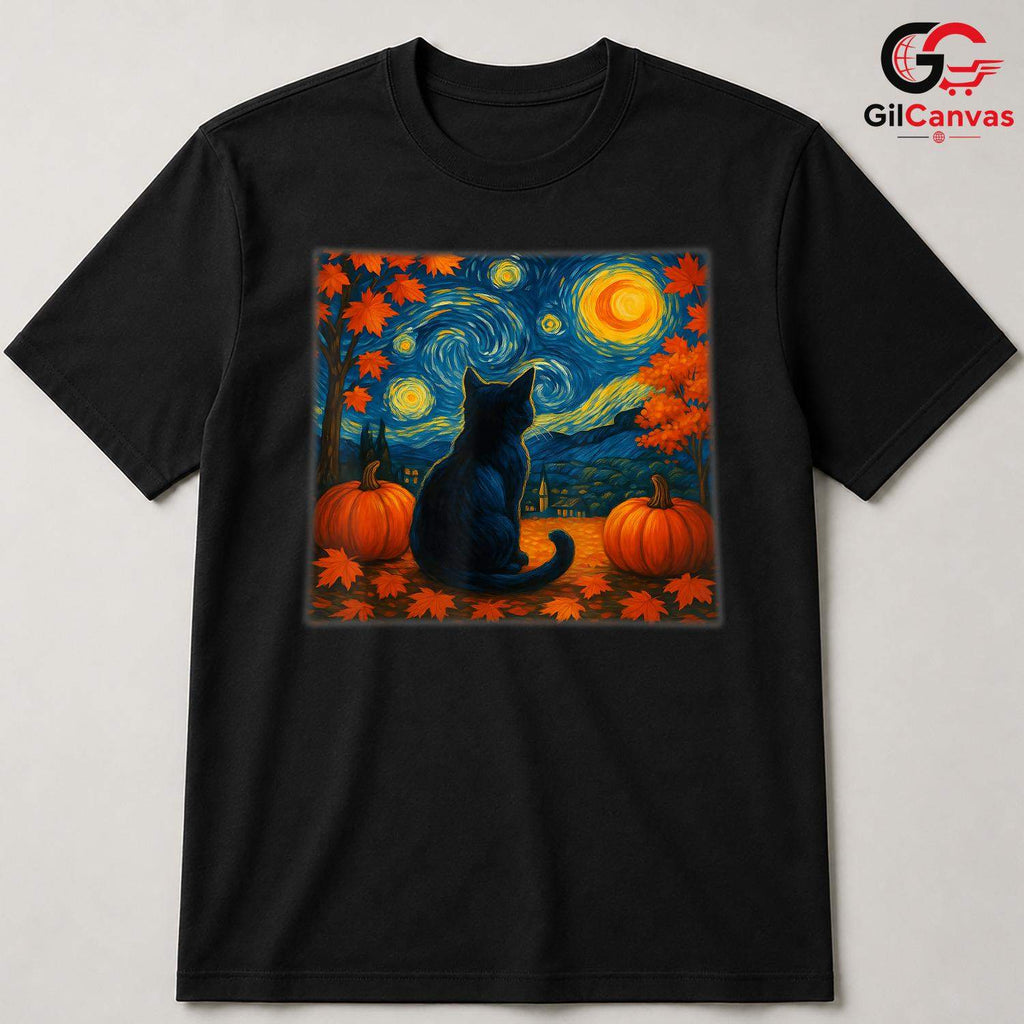 Cat Lover Autumn Season Shirt Unisex Perfect Pet Owner Fall Design Gift Idea