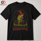 Cause A Kerfuffle Frog T-Shirt Unisex Fun Adventure Wear Humorous Graphic Shirt