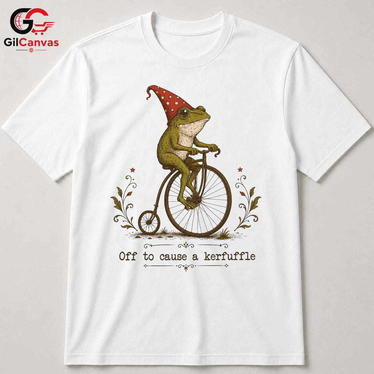Cause A Kerfuffle Frog Tee Funny Animal Lover Perfect Design Unisex Apparel