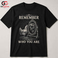 Chicken Rex Reflection Tee Fun Animal Design Perfect Gift Men Women Apparel
