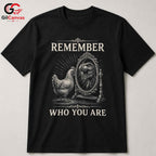 Chicken Rex Reflection Tee Fun Animal Design Perfect Gift Men Women Apparel