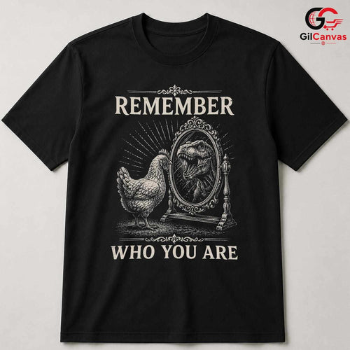 Chicken Rex Reflection Tee Fun Animal Design Perfect Gift Men Women Apparel