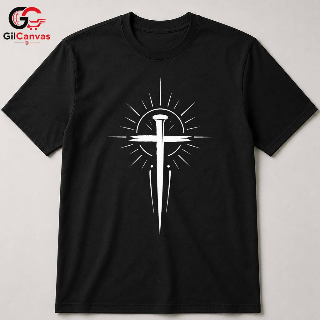 Christian Cross Graphic Tee Religious Apparel Custom Design Men Women Shirt