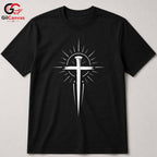 Christian Cross Graphic Tee Religious Apparel Custom Design Men Women Shirt