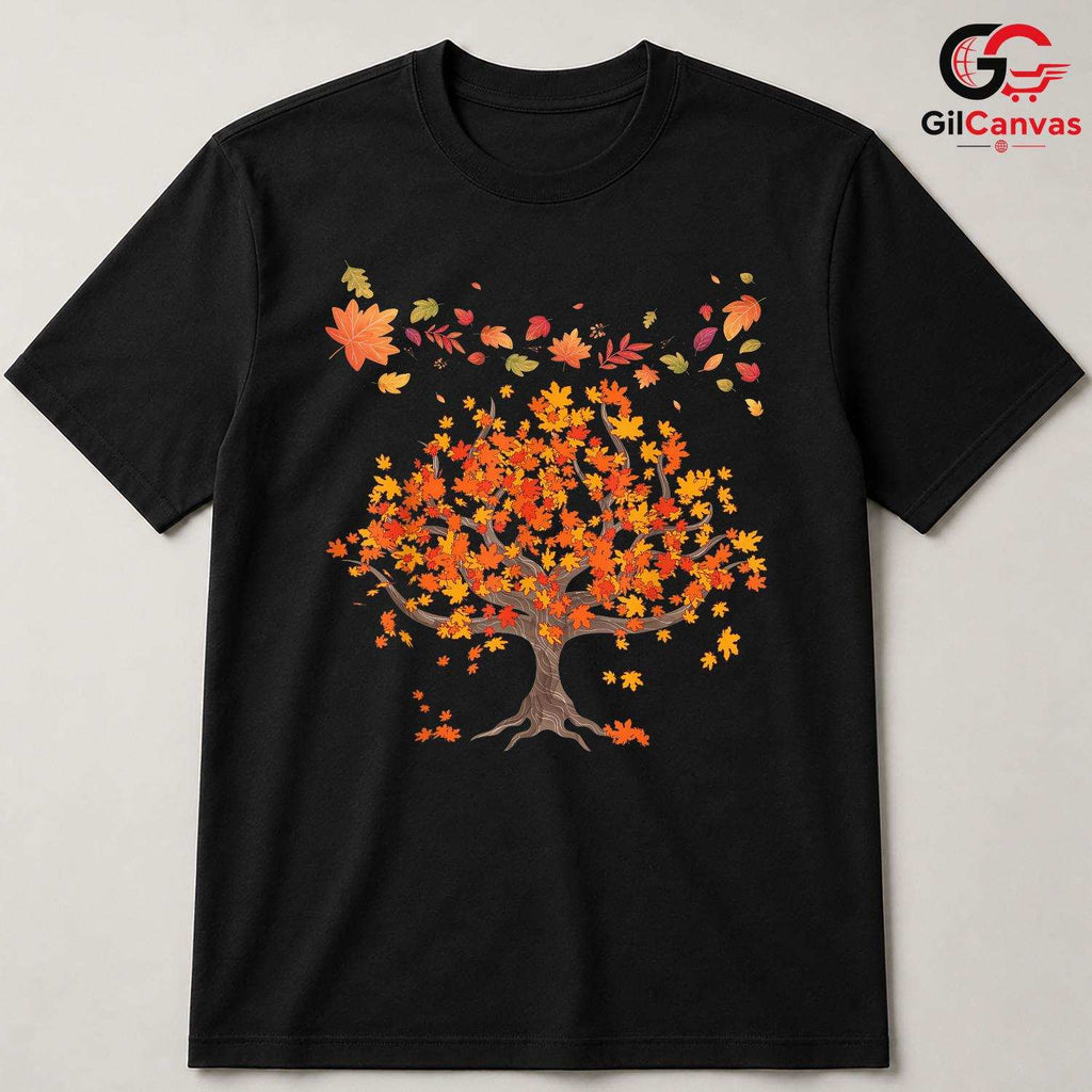 Colorful Fall Tree T-Shirt Unisex Autumn Nature Lover Enthusiast Perfect Gift