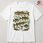 Colorful Fish Outdoor T-Shirt Unisex Fishing Activity Perfect Angler Graphic Apparel