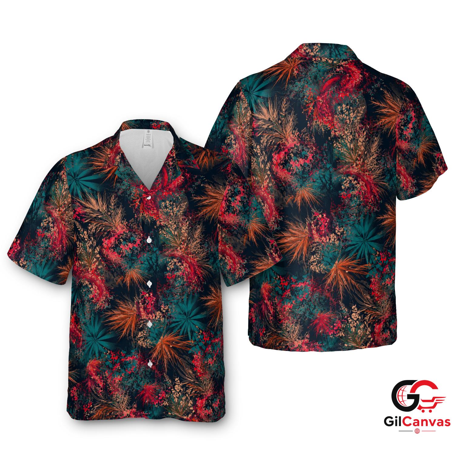 Colorful Island Hawaiian Shirt For Unisex Summer Events Beachwear Vibes