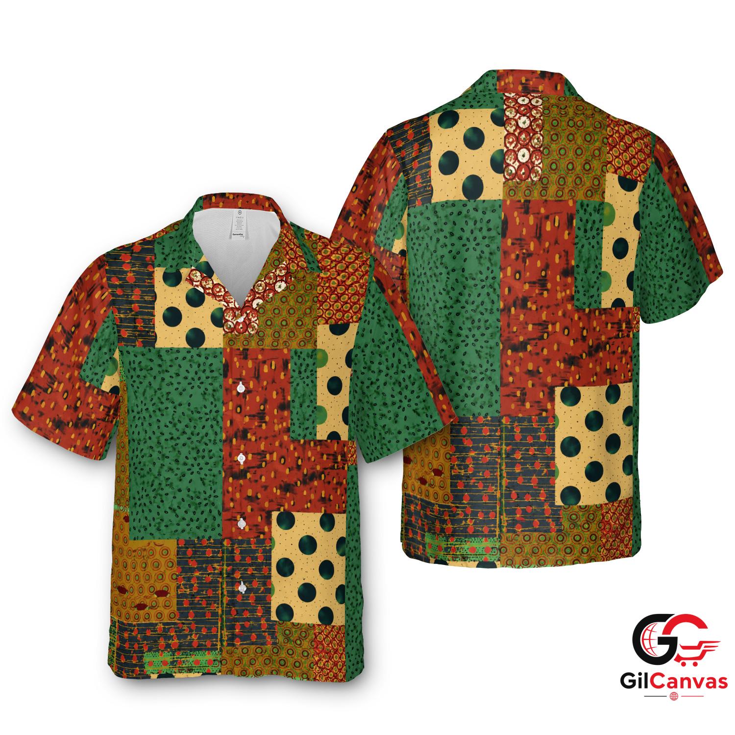Colorful Print Hawaiian Shirt For Summer Beach Outings Unisex Fun Styles
