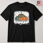 Colorful Pumpkin Fall T-Shirt Unisex Autumn Celebration Family Gathering Gift