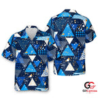 Colorful Shapes Hawaiian Shirt Perfect Summer Beach Parties Unisex Apparel