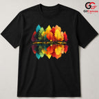 Colorful Tree Reflection Shirt Unisex Perfect Nature Lover Fall Season Gift