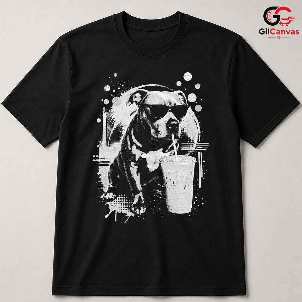 Cool Dog Graphic Party T-Shirt Pet Lover Casual Wear Unisex Graphic Apparel