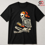 Cool Gaming Skeleton Halloween T-Shirt Unisex Perfect Gamer Birthday Gift