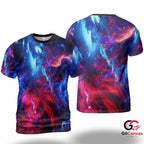Cosmic Space 3D T-Shirt, Beautiful Unisex Galaxy Graphic Tee For All Seasons