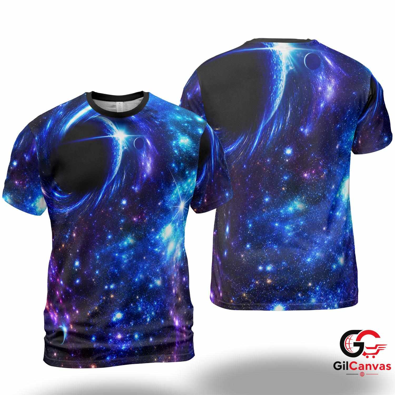 Cosmic Universe 3D T-Shirt, Beautiful Unisex Space Tee Gift For Astronomy Fans
