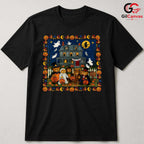 Cute Bear Pumpkin Fall Tee Shirt Unisex Spooky Halloween Gift Kids And Adults