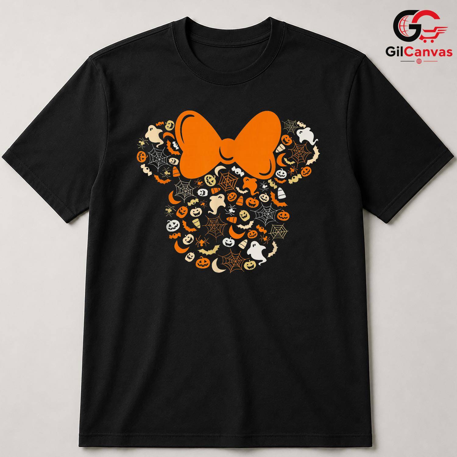 Cute Cartoon Mouse Fall T-Shirt Unisex Fun Halloween Celebration Gift For Kids