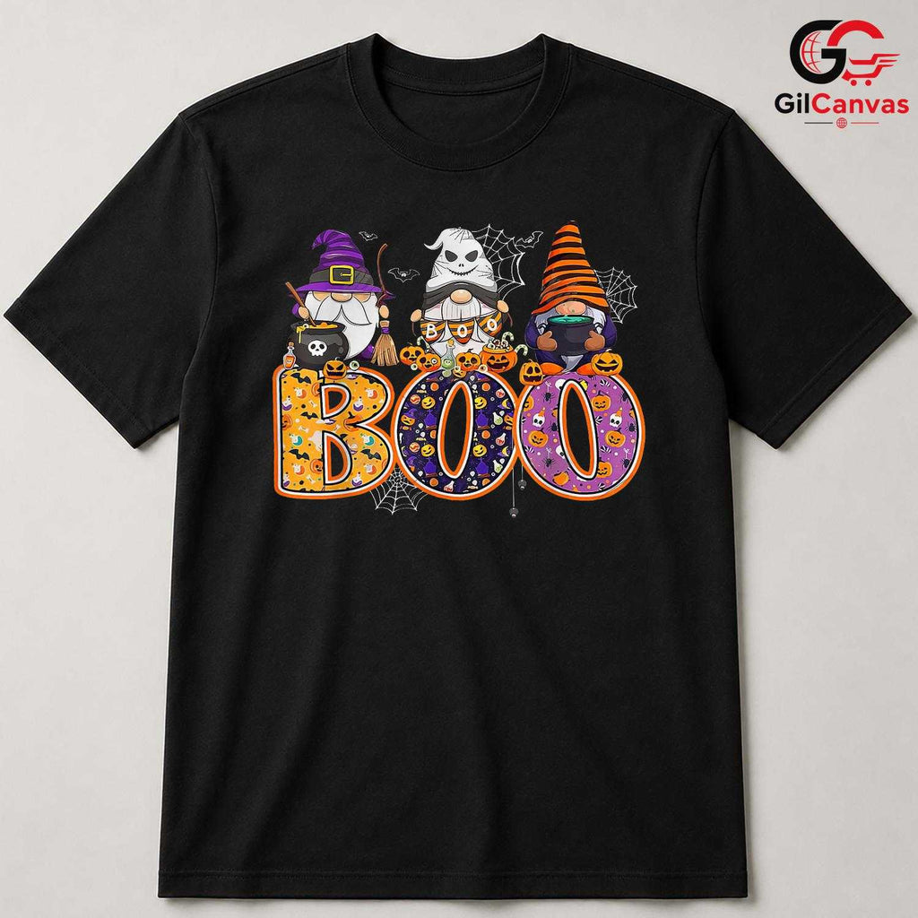 Cute Ghost Witch Boo Tee Shirt Unisex Fun Spooky Halloween Gift Idea For Kids