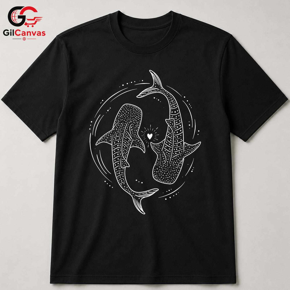 Cute Ocean Lover Shark T-Shirt Men Women Perfect Gift Occasion Marine Graphic