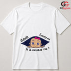 Cute October Character T-Shirt Unisex Adorable Hello Gift Idea For Kids Teens