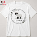 Cute Sheep Found T-Shirt Spring Celebration Custom Unisex Graphic Tee Gift