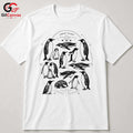 Cute Winter Penguin T-Shirt Men Women Animal Lover Cozy Ice Graphic Apparel Shirt