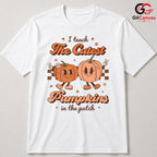 Cutest Pumpkins Patch T-Shirt Unisex Retro Groovy Autumn Teacher Fall Gift