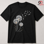 Dandelion Graphic T-Shirt Motivational Custom Design Inspirational Women Gift