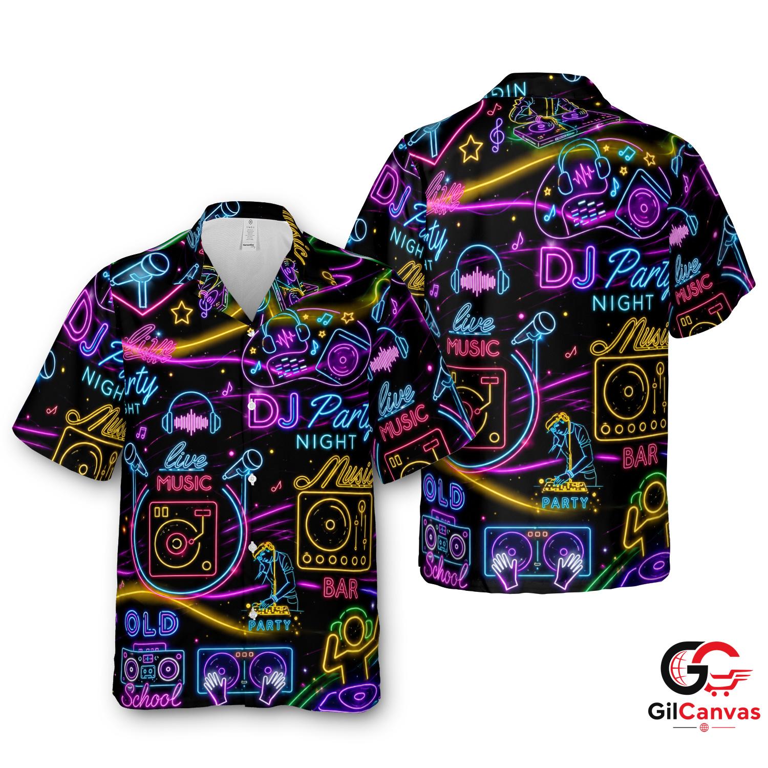 DJ Music Lover Hawaiian Shirt For Night Out Unisex Party Summer Vibes Vibe