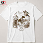Dog Hunting Season T-Shirt Unisex Pet Lover Illustration Casual Graphic Apparel